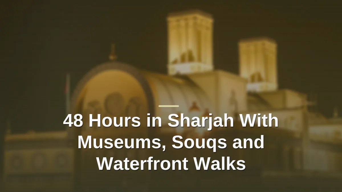 48 hours in sharjah