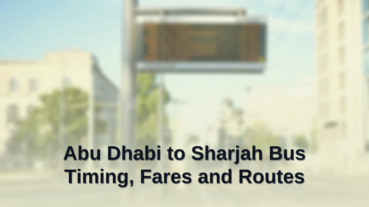 abu dhabi to sharjah bus timing