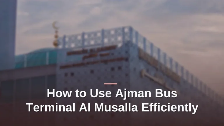 Ajman bus terminal al musalla