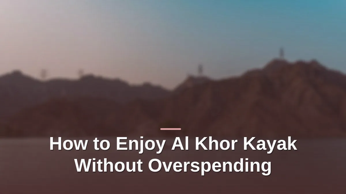 Al khor kayak