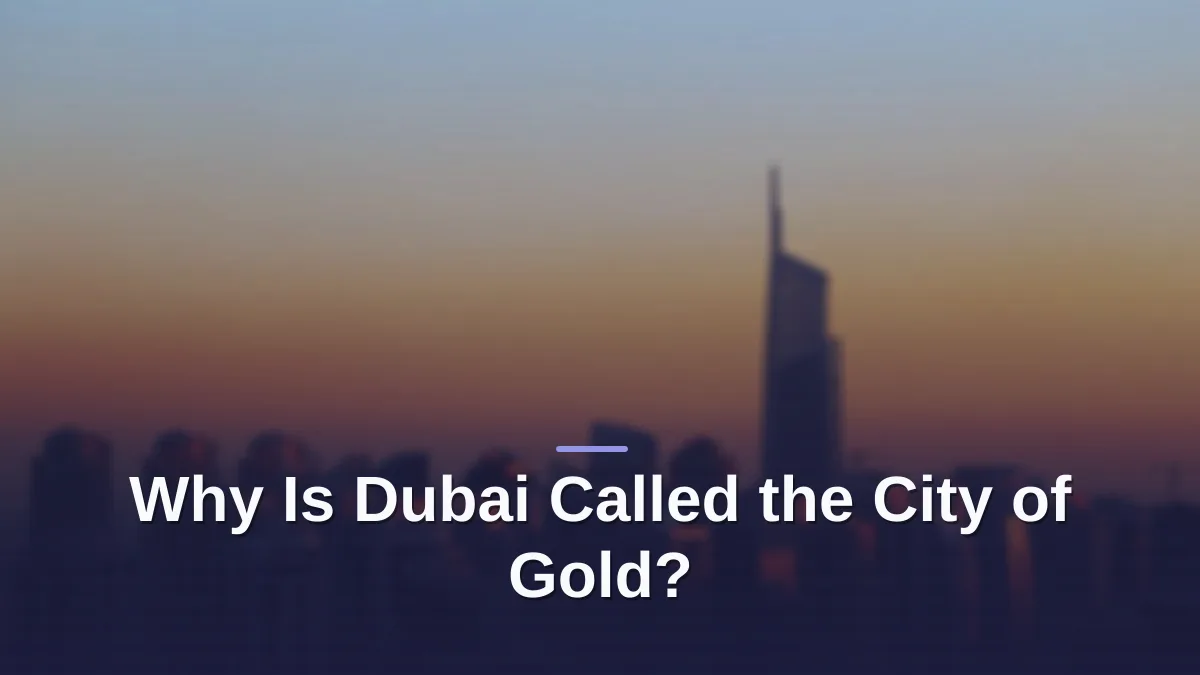 city of gold dubai