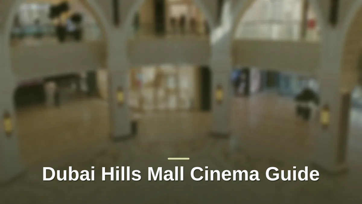 dubai hills mall cinema