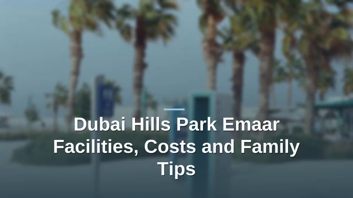 dubai hills park - emaar