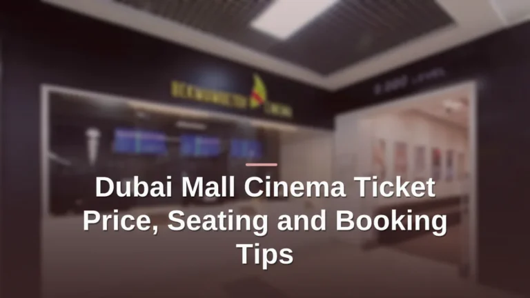 dubai mall cinema ticket price