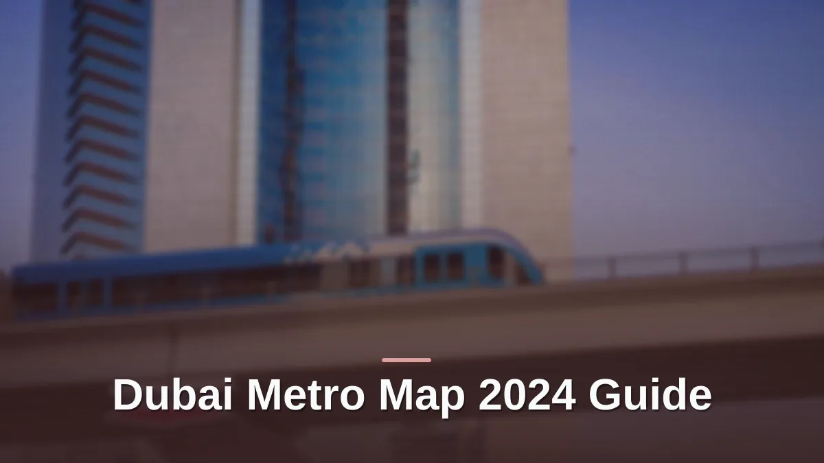dubai metro map 2024