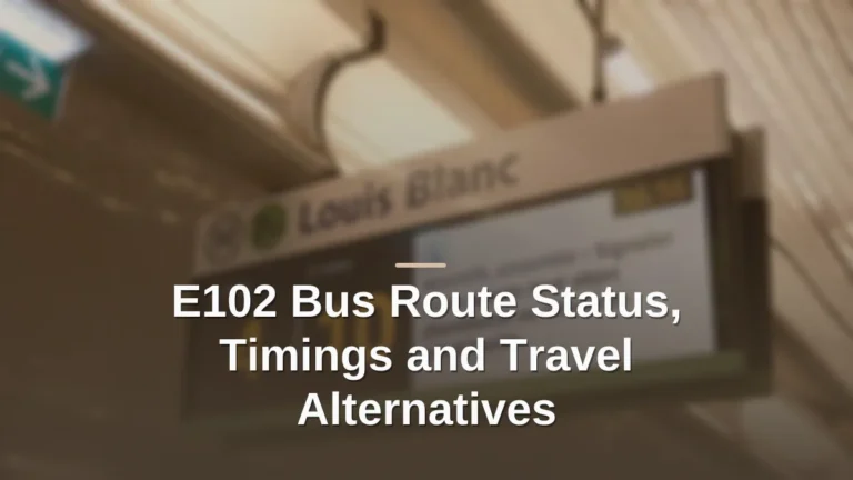 e102 bus route