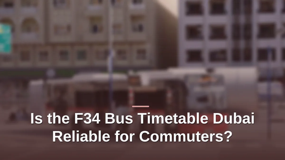 F34 bus timetable dubai