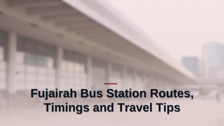 Fujairah bus station