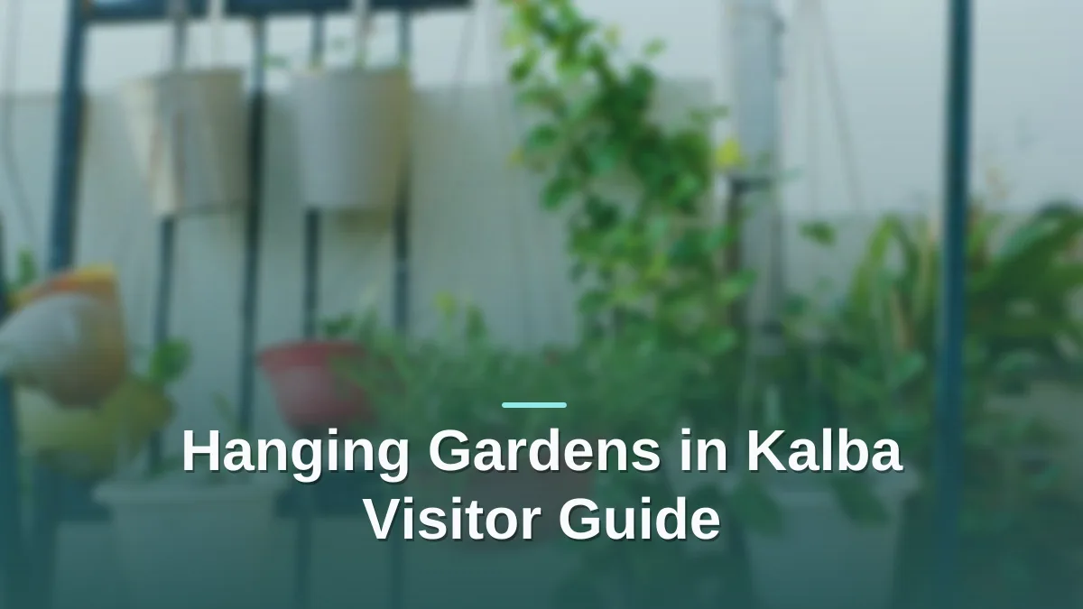 Hanging gardens in kalba