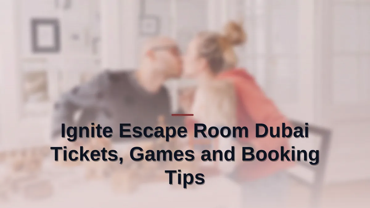 ignite escape room dubai