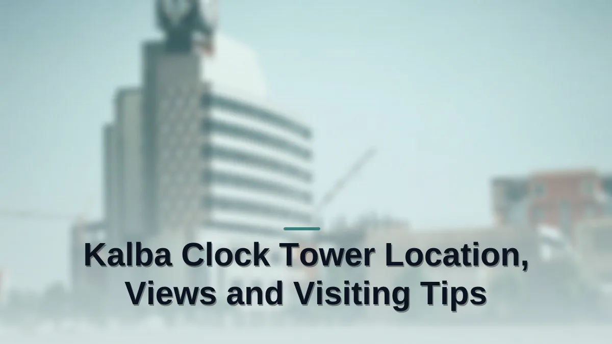 Kalba clock tower