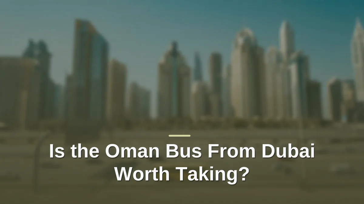 oman bus from dubai
