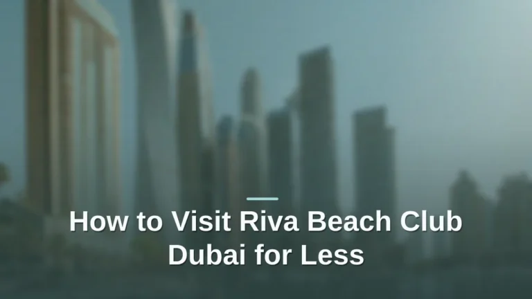 riva beach club dubai
