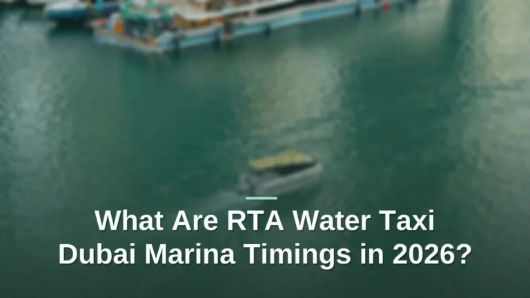 rta water taxi dubai marina timings