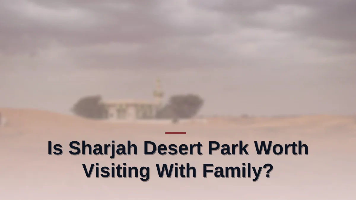 Sharjah desert park
