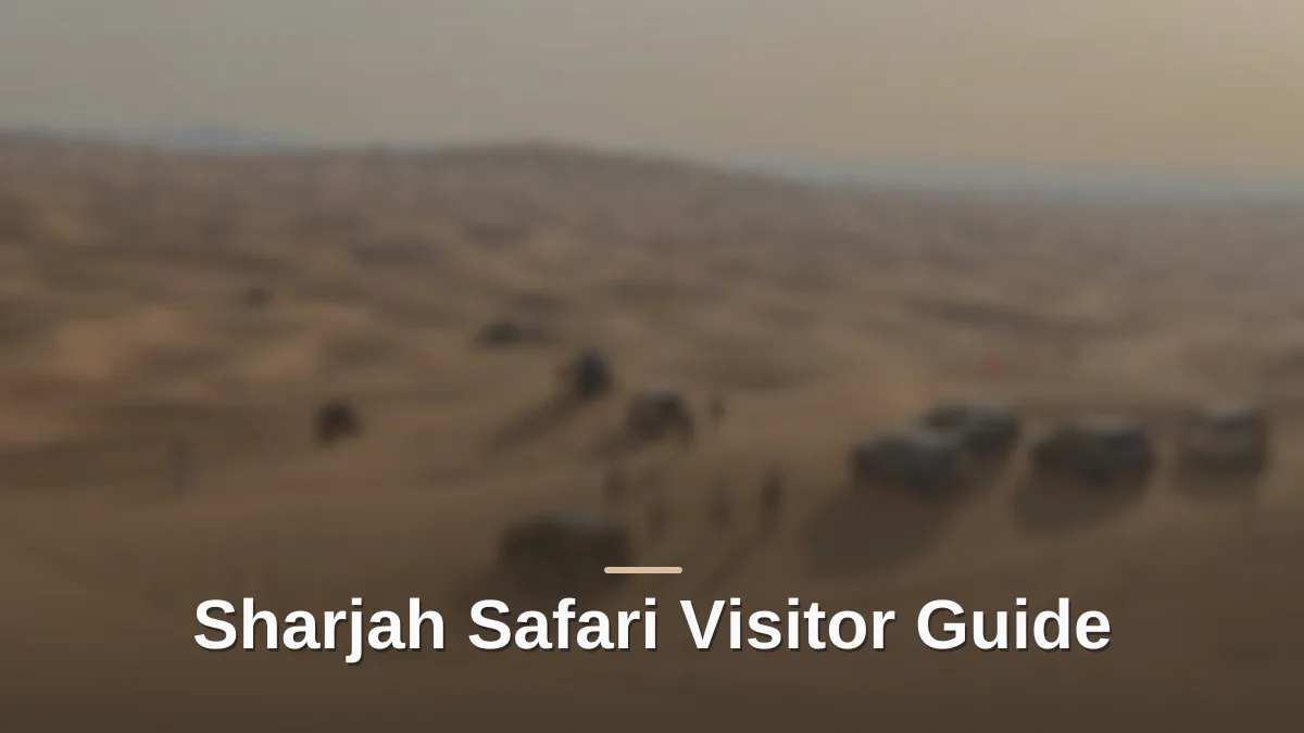 Sharjah safari