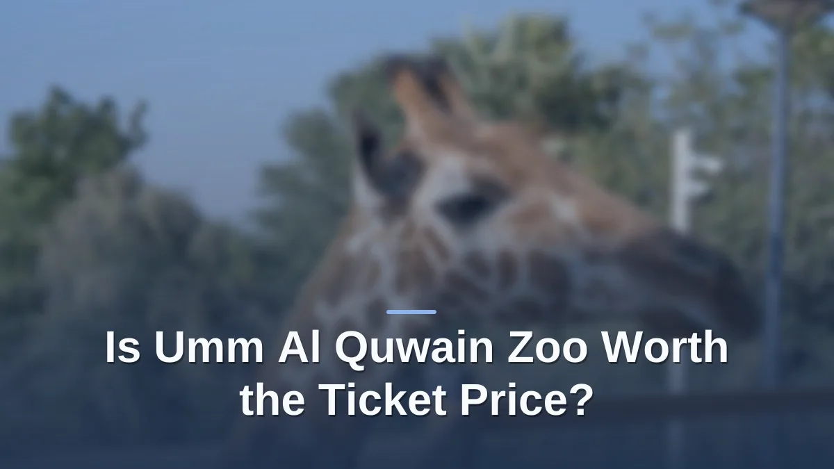 Umm al quwain zoo tickets animals timings 2